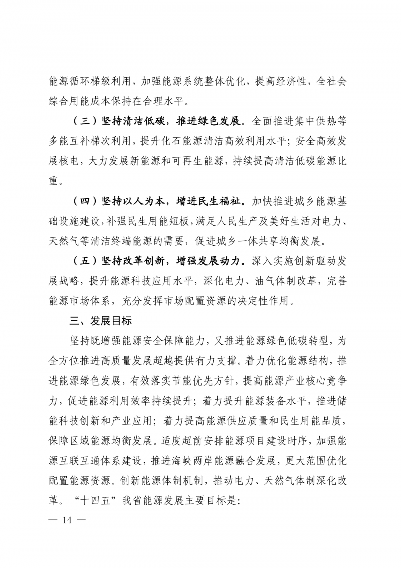 光伏新增300萬千瓦！福建省發(fā)布《“十四五”能源發(fā)展專項規(guī)劃》