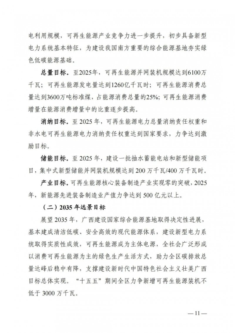 廣西“十四五”規(guī)劃：大力發(fā)展光伏發(fā)電，到2025年新增光伏裝機(jī)15GW！