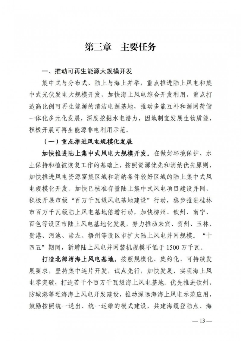 廣西“十四五”規(guī)劃：大力發(fā)展光伏發(fā)電，到2025年新增光伏裝機(jī)15GW！