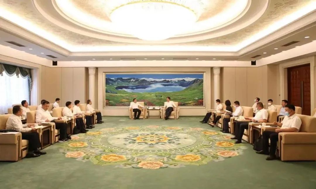 中國能建黨委書記、董事長宋海良拜會吉林省委常委、長春市委書記張志軍