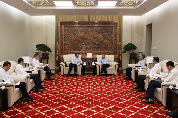 錢智民拜訪農(nóng)發(fā)行黨委書記、董事長錢文揮