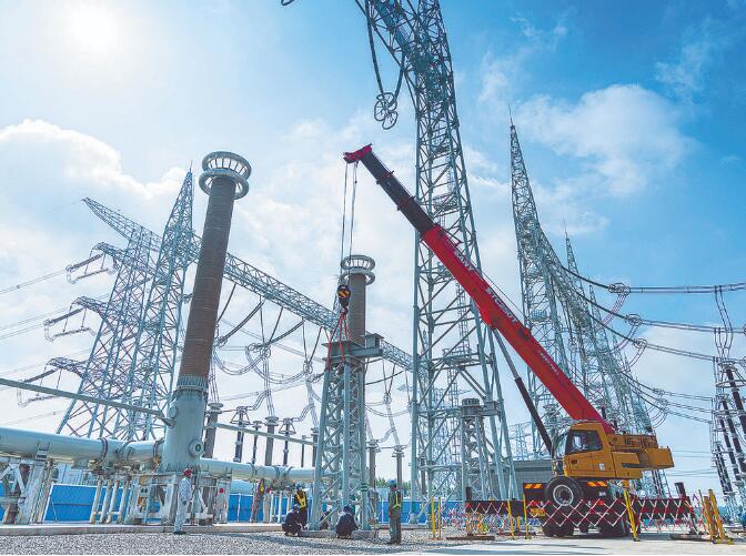 賦能京畿，北京東變電站擴(kuò)建忙