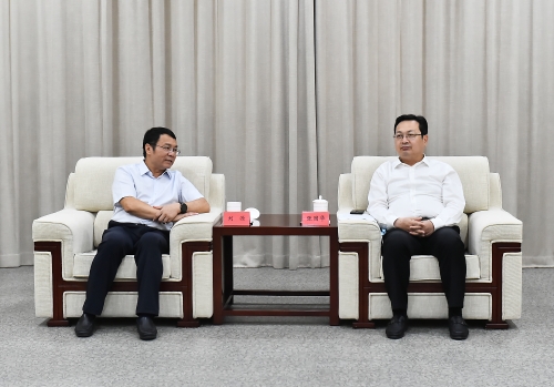 劉源拜會河北省委常委、副省長，雄安新區(qū)黨工委書記、管委會主任張國華