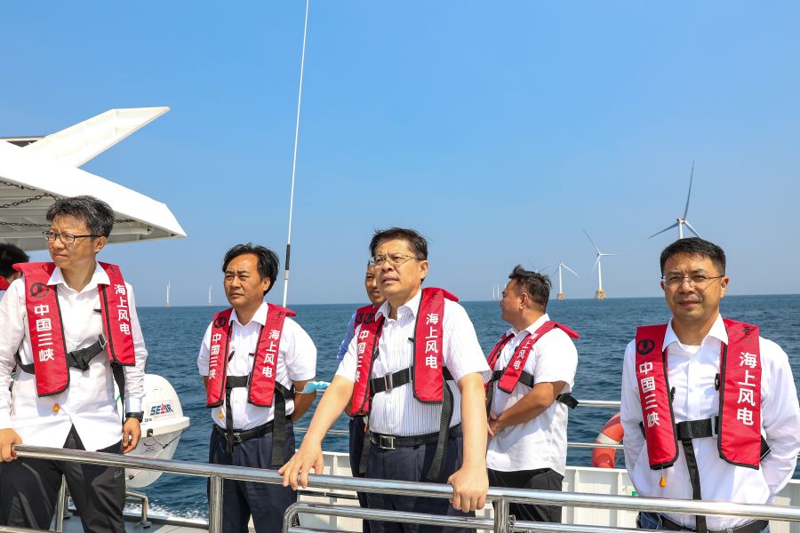 韓君赴廣東陽(yáng)江、福建福州調(diào)研三峽集團(tuán)海上風(fēng)電項(xiàng)目