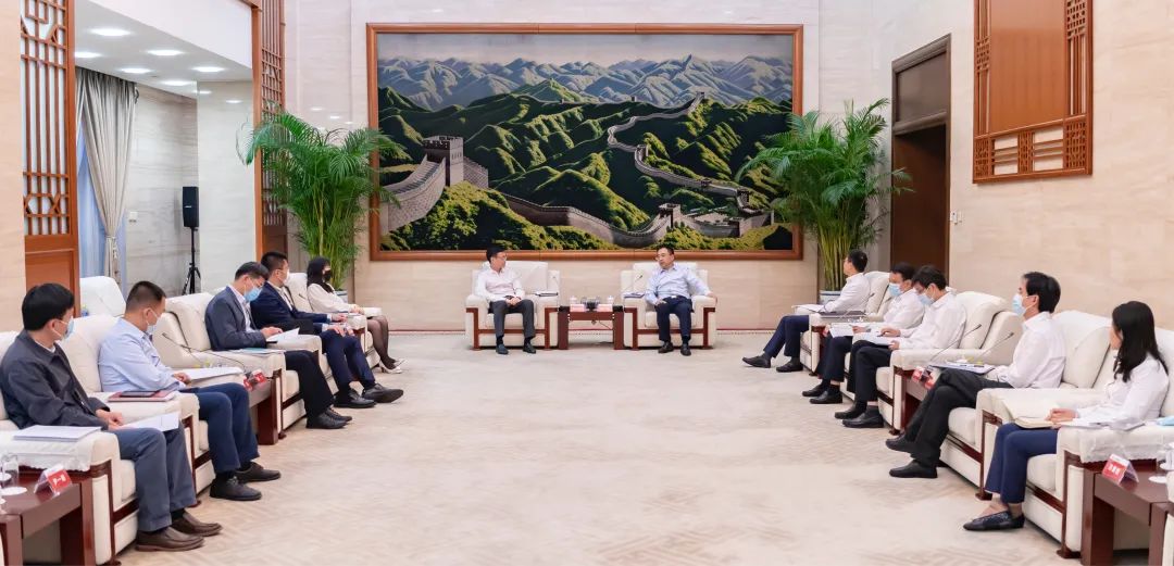 鄒磊會(huì)見北京市西城區(qū)委副書記、代區(qū)長(zhǎng)劉東偉