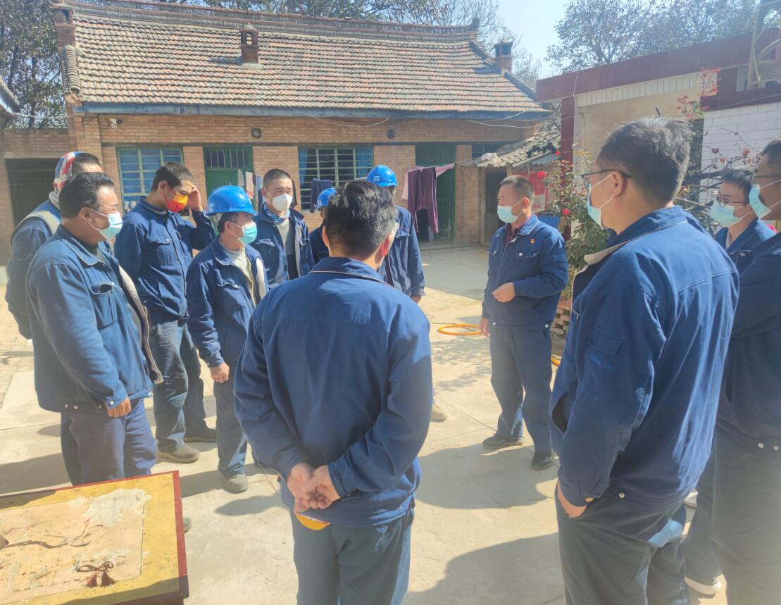 中能建建筑集團正寧百萬項目部開展合作隊伍租房處疫情防控、用電防火專項檢查
