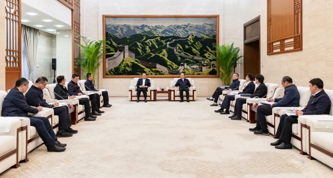 大唐集團黨組書記、董事長鄒磊會見哈電集團黨委書記、董事長曹志安