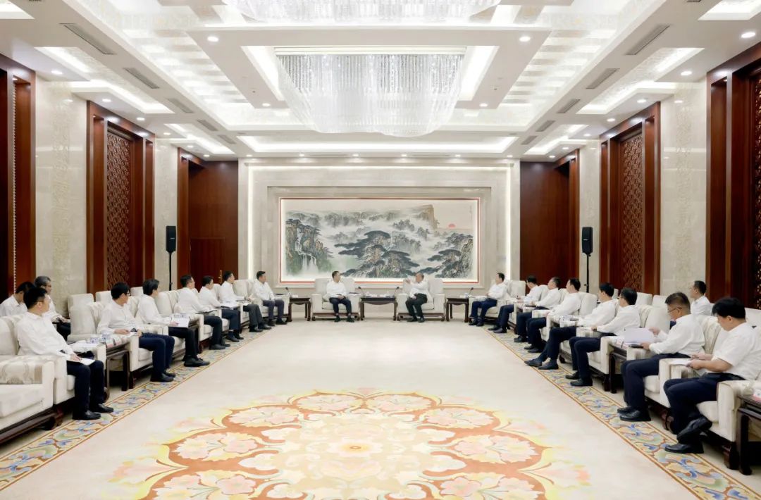 大唐集團(tuán)鄒磊、劉明勝拜會(huì)山東省委書(shū)記林武、省長(zhǎng)周乃翔