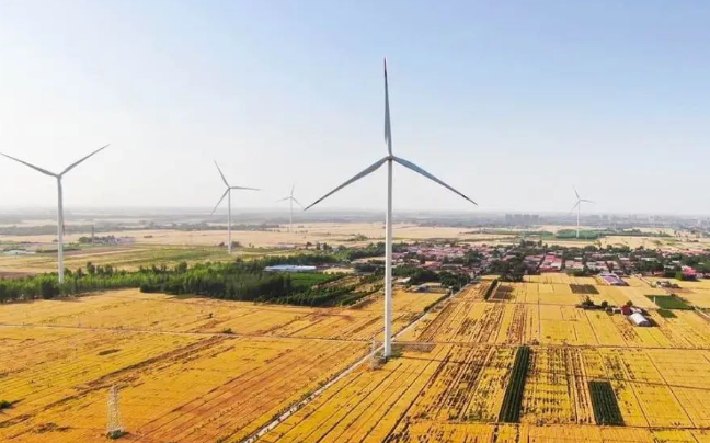 寰泰能源又一風(fēng)電項目落地河北柏鄉(xiāng)，總?cè)萘?0MW