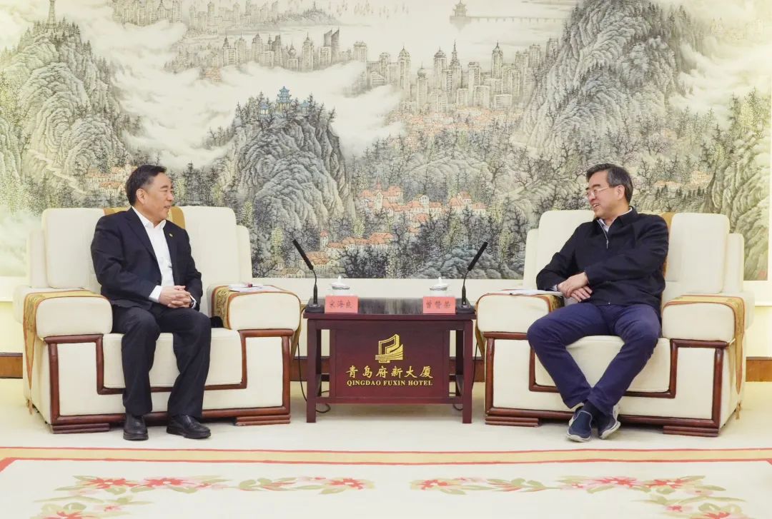 中國(guó)能建黨委書記、董事長(zhǎng)宋海良拜會(huì)山東省委常委、青島市委書記曾贊榮