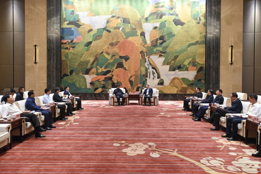 武漢市委書記郭元強(qiáng)、市長程用文會見三峽集團(tuán)董事長劉偉平一行