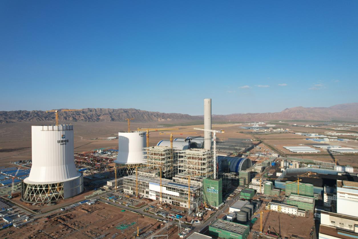 甘肅電投張掖百萬電廠3、4號機組DCS一次受電成功